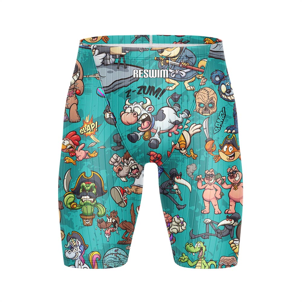 Swim Trunk Quick Dry - Funny Swim Jammer Swimsuit Shorts Mens