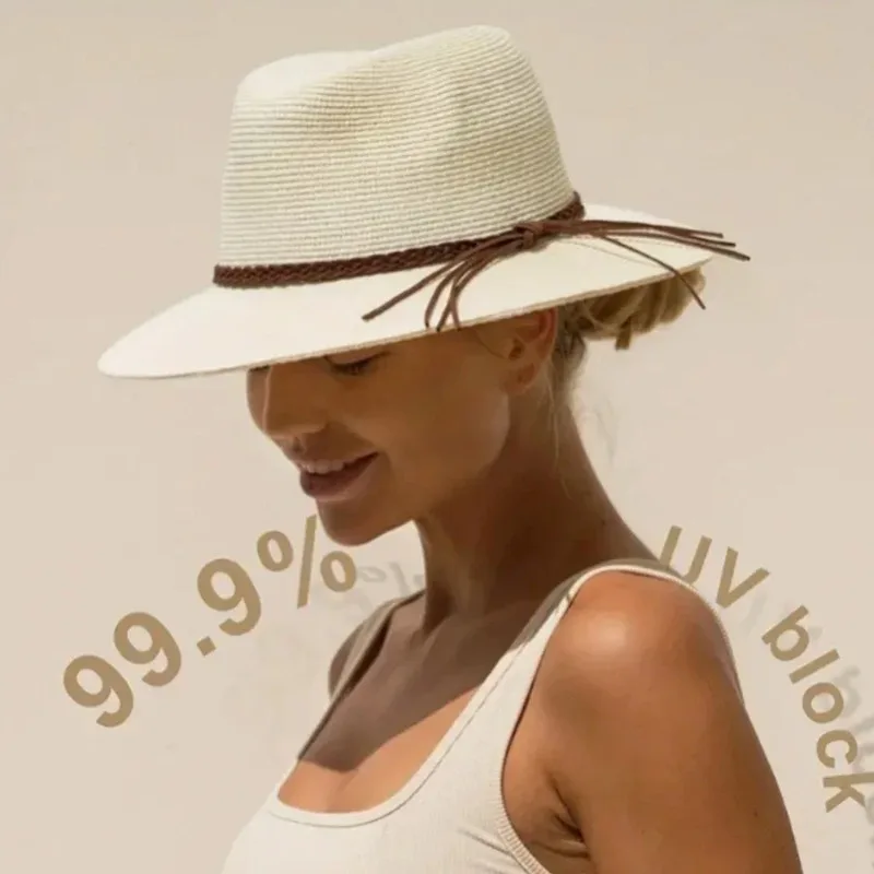 2025 New Straw Hat for Women M - Bucket Hat Straw ulasan dan harga