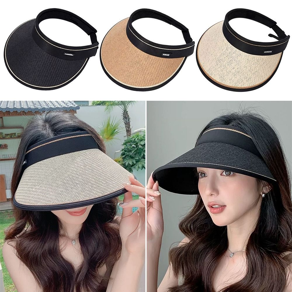 Woven Straw Foldable Bucket Ha - Bucket Hat Straw ulasan dan harga